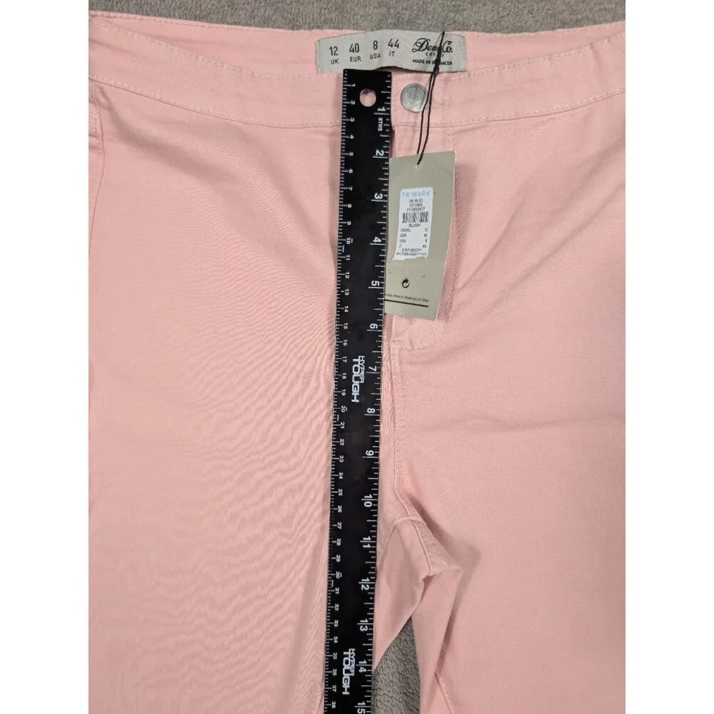 Denim & Co. Classic Women's Size 8 Waist Stretch Jeggings Pink NWT - Picture 9 of 10